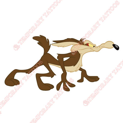 Wile E Coyote Customize Temporary Tattoos Stickers NO.722